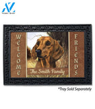 Dachshund Field Personalized Doormat - 18" x 30"