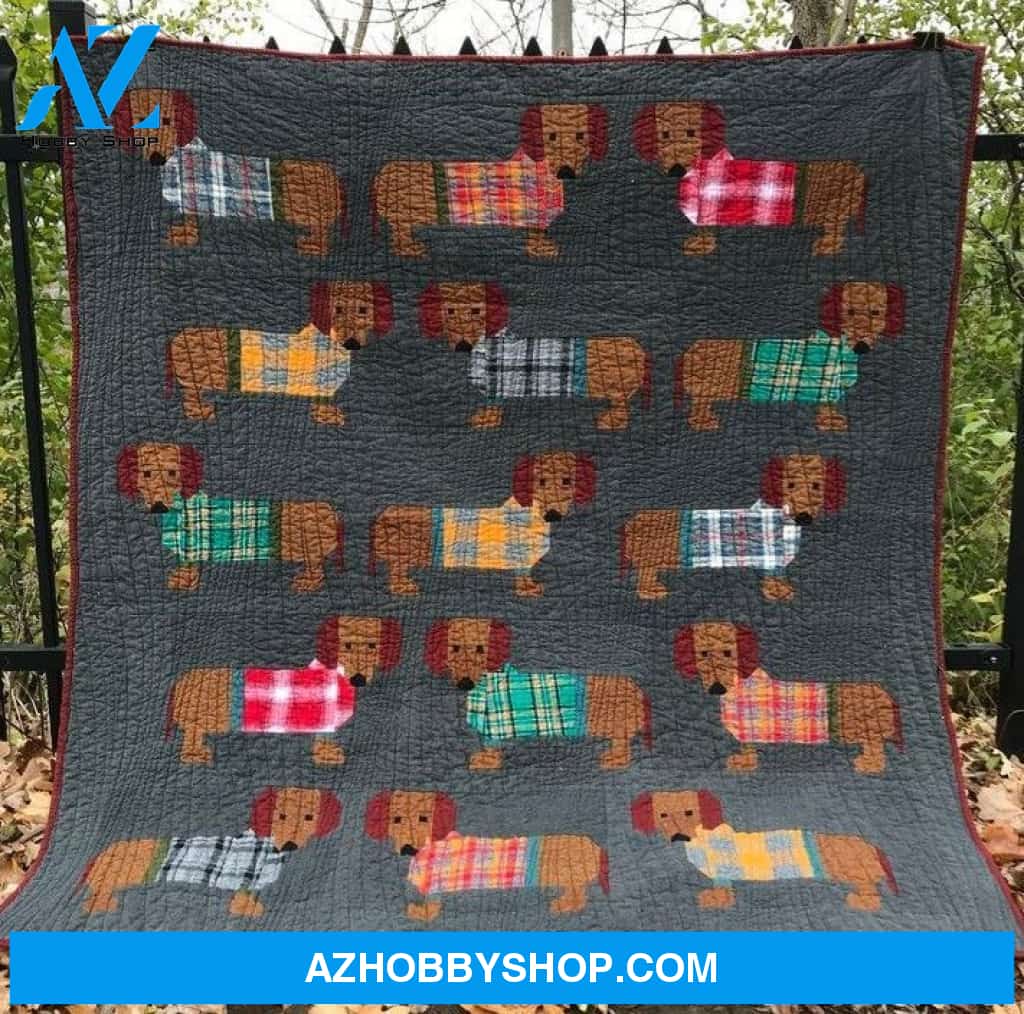 Dachshund Fleece Blanket , Christmas Gift, Birthday Gift, New Year Gift, Anniversary Gift