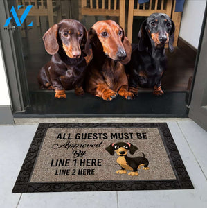 Dachshund M289 Custom Doormat All Over Printed (6228)