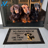 Dachshund M289 Custom Doormat All Over Printed (6228)