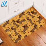 Dachshund Patterns Door Mat