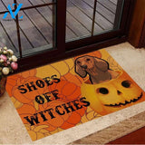 Dachshund Shoes Off Witches Doormat Pumpkin Funny Halloween Doormat Indoor And Outdoor Doormat Warm House Gift Welcome Mat Birthday Gift For Dachshund Lovers