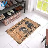 Dachshund We Like Big Mutts Doormat Indoor And Outdoor Mat Entrance Rug Sweet Home Decor Housewarming Gift Gift For Friend Family Stem Feminist