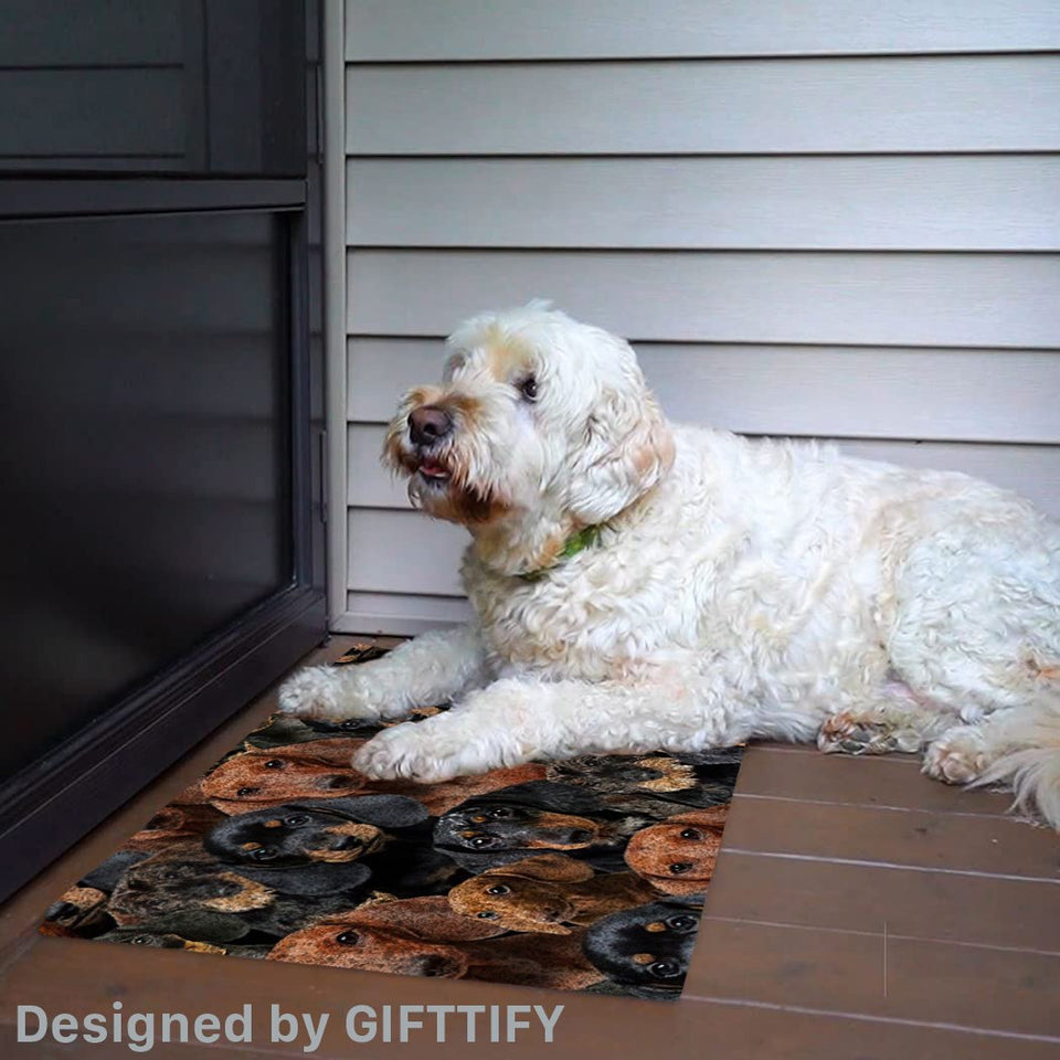 A Bunch Of Australian Shepherds Doormat