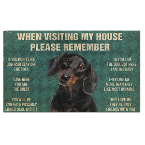 Dachshunds's Rules Doormat