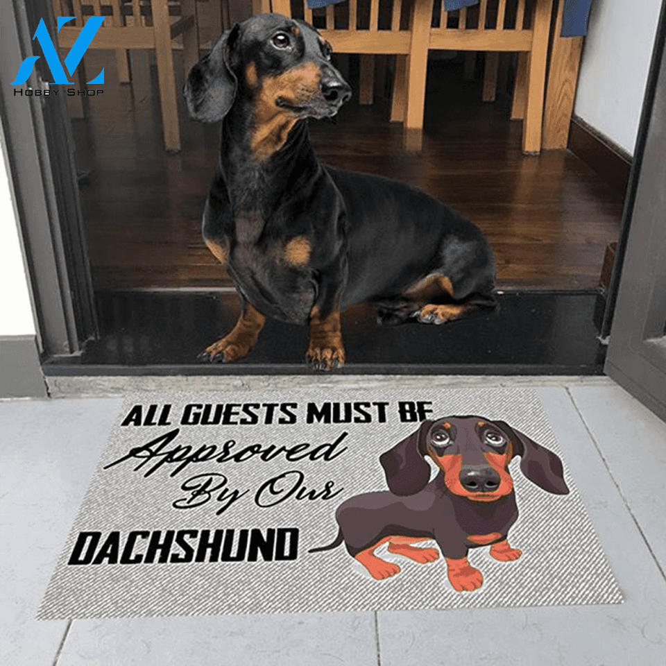 Dachshunds Sweetly Dachshund Doxie Wiener Dog Lovers Doormat