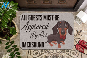 Dachshunds Sweetly Dachshund Doxie Wiener Dog Lovers Doormat