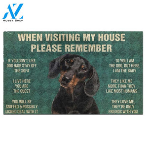 Dachshunds's Rules Doormat