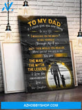Dad Canvas From Daughter To My Dad If I Could Give You One Thing In My Life Canvas Wall Art Full Size