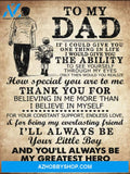 Dad Canvas To My Dad If I Could Give You One Thing Son Vintage Canvas Wall Art Full Size