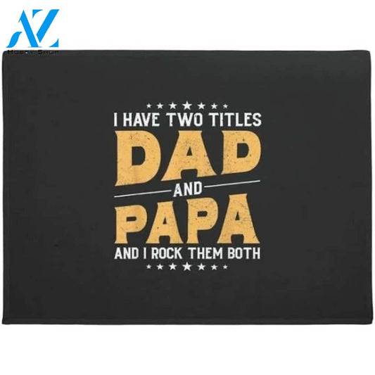 Dad Day Doormat Welcome Mat Housewarming Gift Home Decor Funny Doormat Gift For Friend Gift For Family Dad Day Gift