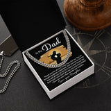 Dad My One and Only Cuban Link Chain Necklace for Men