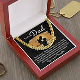 Dad My One and Only Cuban Link Chain Necklace for Men