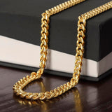 Dad My One and Only Cuban Link Chain Necklace for Men