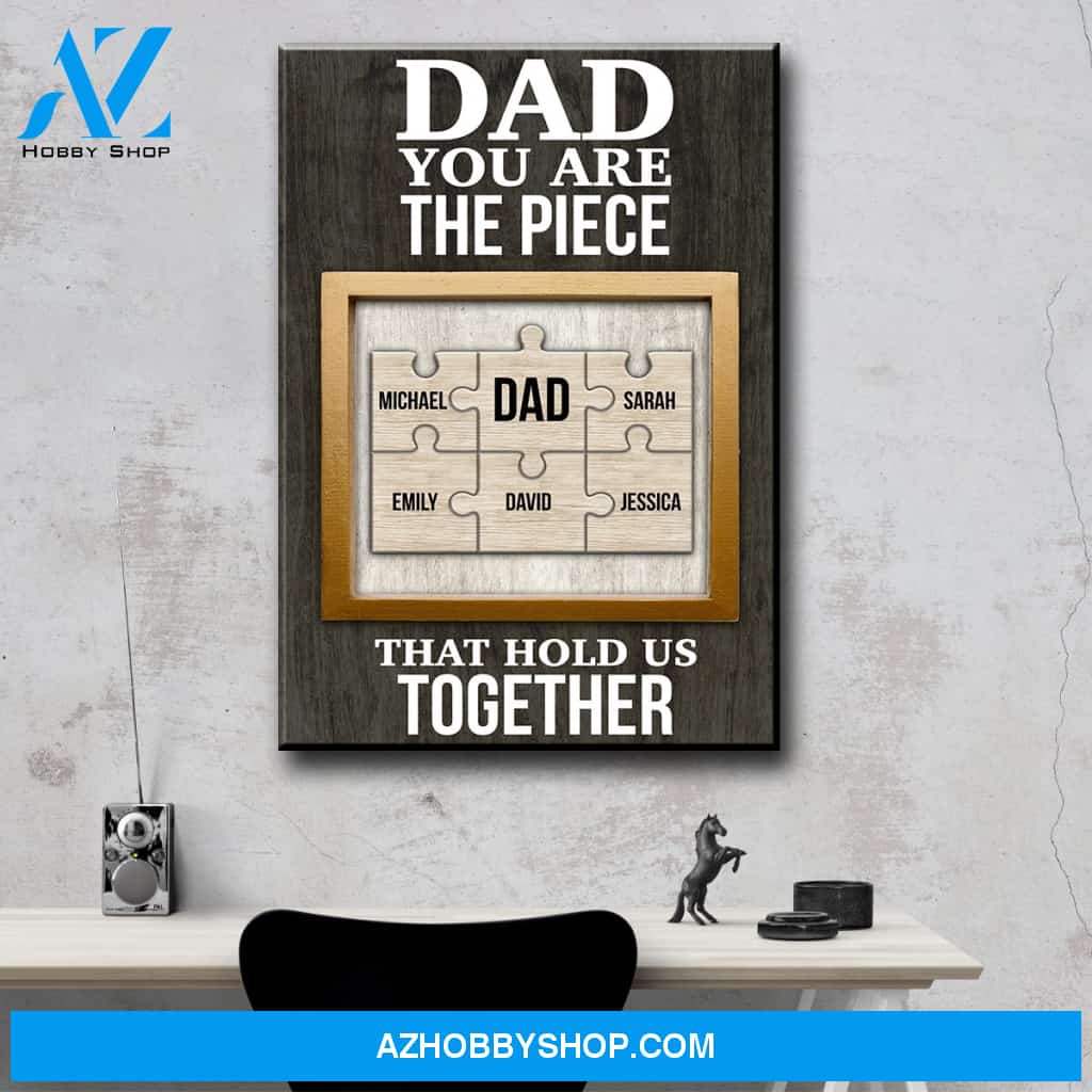 Dad Puzzle Premium Canvas