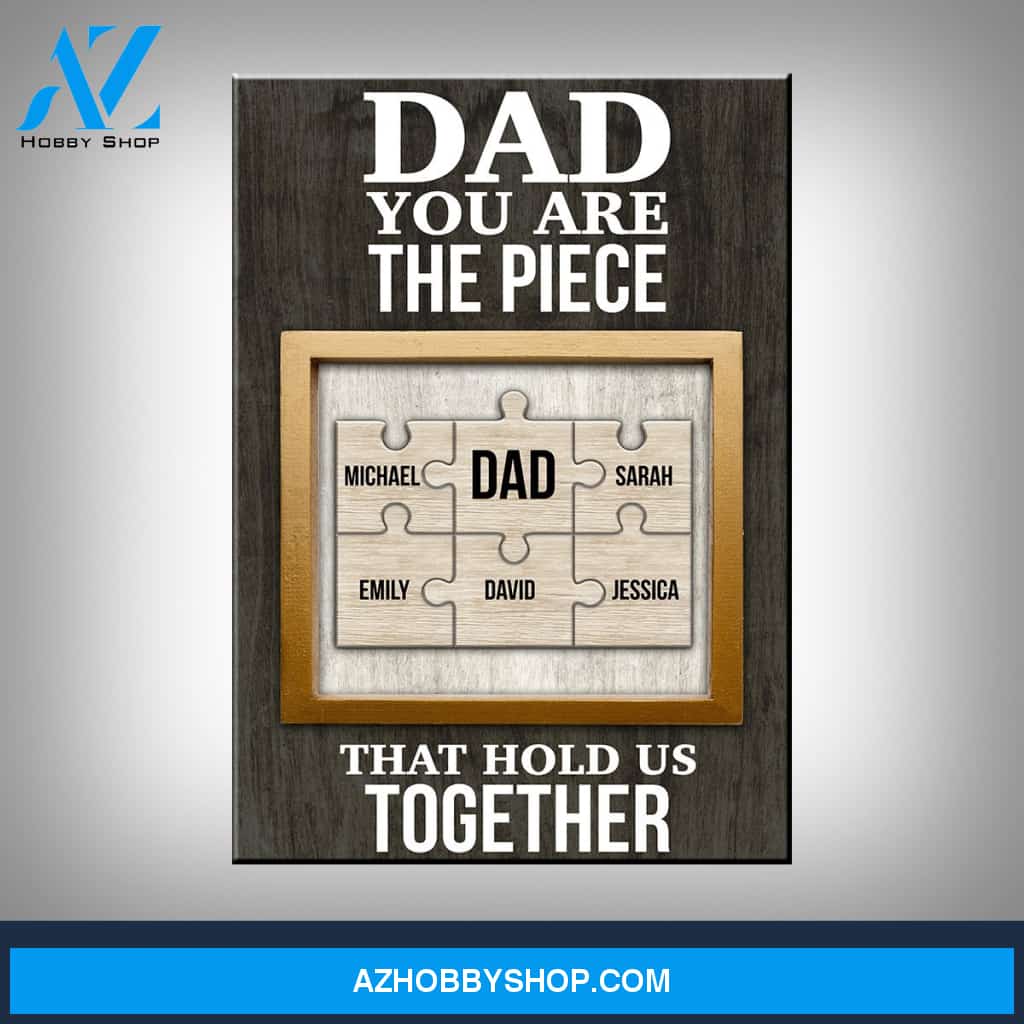 Dad Puzzle Premium Canvas