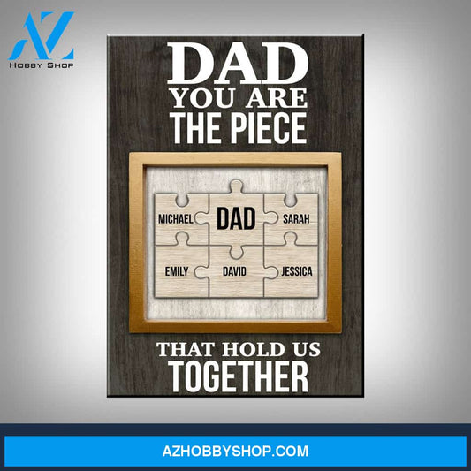 Dad Puzzle Premium Canvas