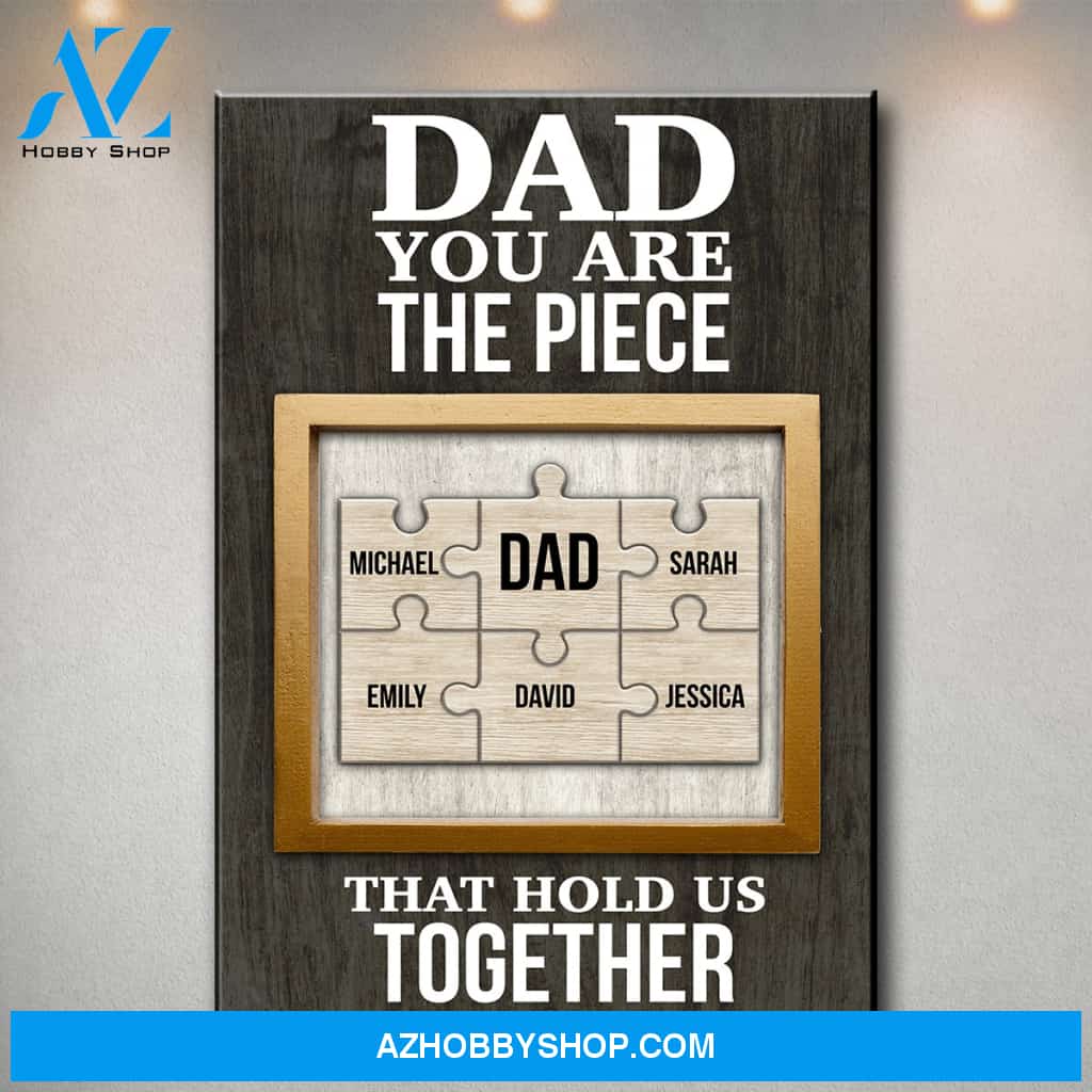 Dad Puzzle Premium Canvas
