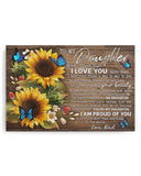 Dad to Daughter never forget that I love you - Poster/Canvas - Gift For Daughter