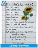 Daddy's, For The Times When You're Cold Gift For Fathers From Daughter 