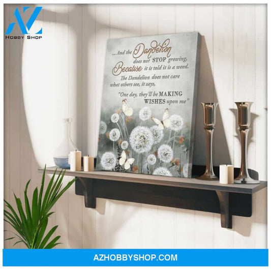 Ohcanvas Dandelion and Butterflies Canvas Making wishes upon me Wall Art Decor