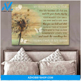 Dandelion and Butterfly Canvas My Wish For You Wall Art Decor