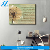 Dandelion and Butterfly Canvas My Wish For You Wall Art Decor