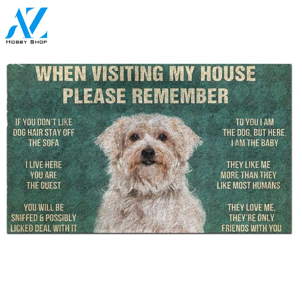 Dandie Dinmont Terrier's Rules Doormat