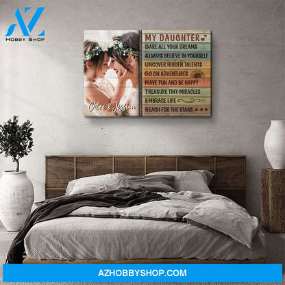 Dare All Your Dreams - Personalized Custom Photo Canvas