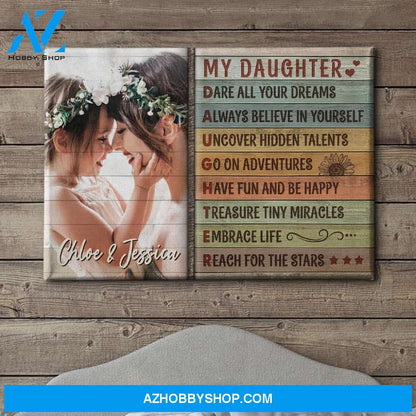 Dare All Your Dreams - Personalized Custom Photo Canvas