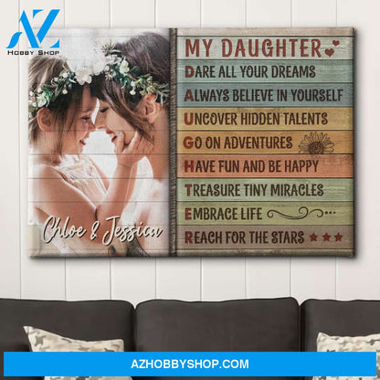 Dare All Your Dreams - Personalized Custom Photo Canvas