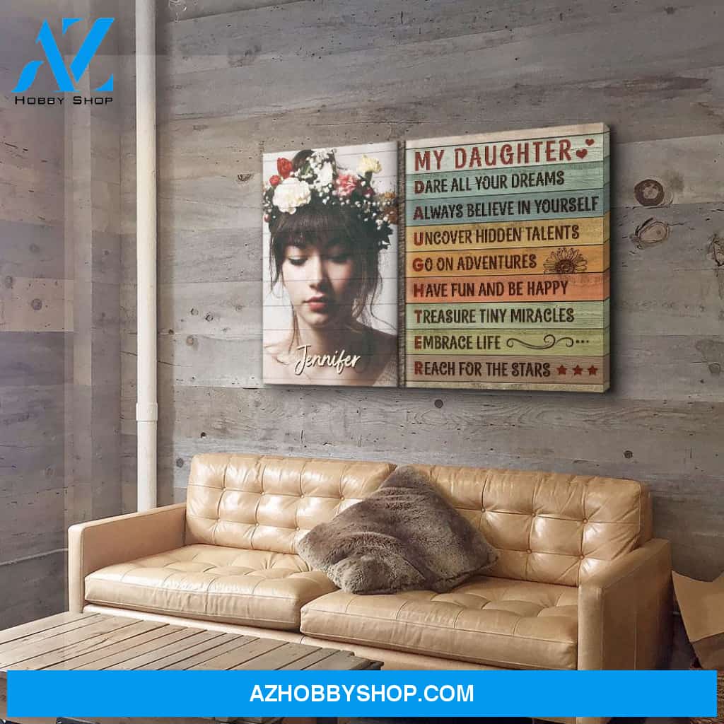 Dare All Your Dreams - Personalized Custom Photo Canvas
