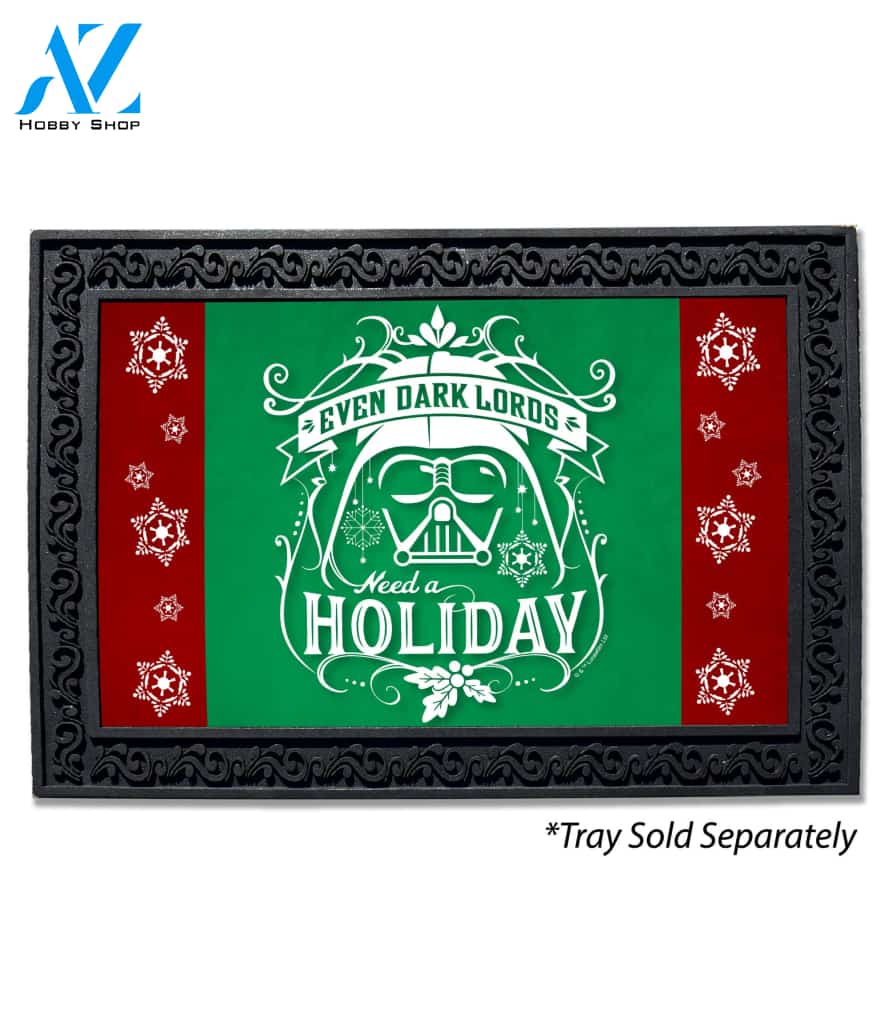 Dark Lord Need Holiday Doormat - 18" x 30"