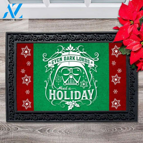 Dark Lord Need Holiday Doormat - 18" x 30"
