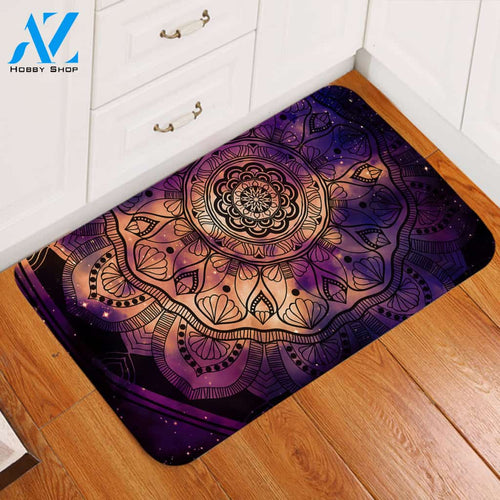 Dark Mandala Door Mat