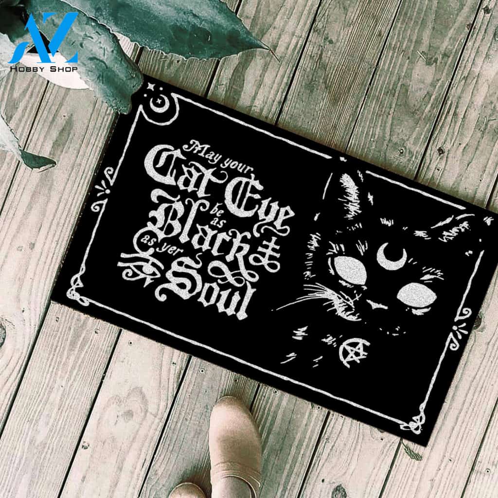 Dark Meow Soul Doormat | Welcome Mat | House Warming Gift