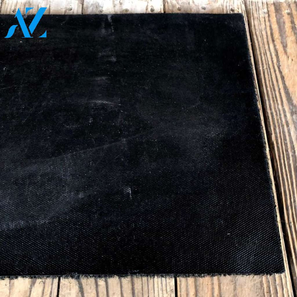 Darling Bear and Friends Doormat | Bear Fox and Rabbit Print Coconut Fiber Bristle Door Mat | Indoor Outdoor Doormat