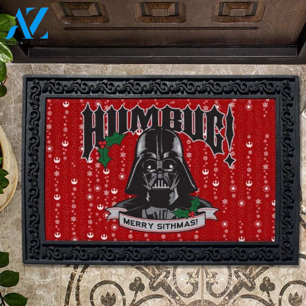 Darth Vader Humbug Doormat - 18" x 30"