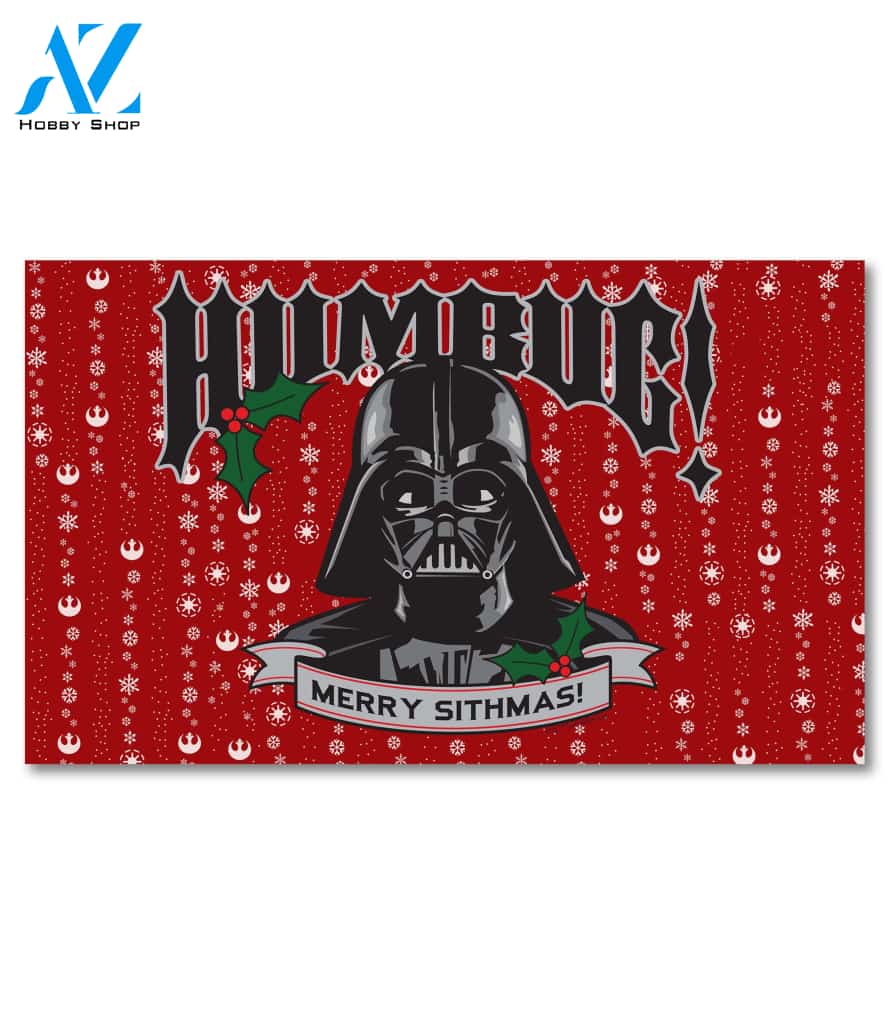 Darth Vader Humbug Doormat - 18" x 30"