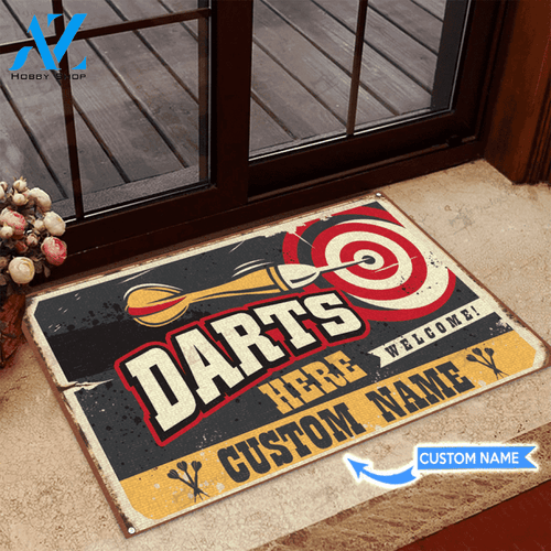Darts Here Welcome Custom Doormat | Welcome Mat | House Warming Gift