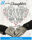 Daughter Canvas Full Size Canvas Always Remember How Much I Love