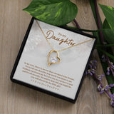 Daughter In My Eyes -Forever Love Heart Necklace