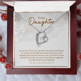 Daughter In My Eyes -Forever Love Heart Necklace