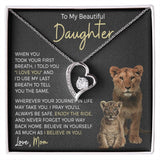 Daughter Journey Forever Love Heart Necklace