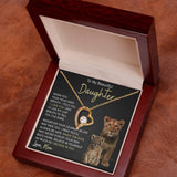 Daughter Journey Forever Love Heart Necklace
