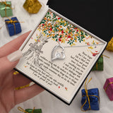 Daughter Never Forget That I Love You - Forever Love Heart Necklace