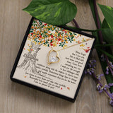 Daughter Never Forget That I Love You - Forever Love Heart Necklace