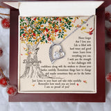 Daughter Never Forget That I Love You - Forever Love Heart Necklace