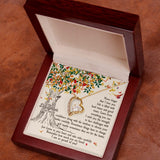 Daughter Never Forget That I Love You - Forever Love Heart Necklace