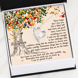 Daughter Never Forget That I Love You - Forever Love Heart Necklace
